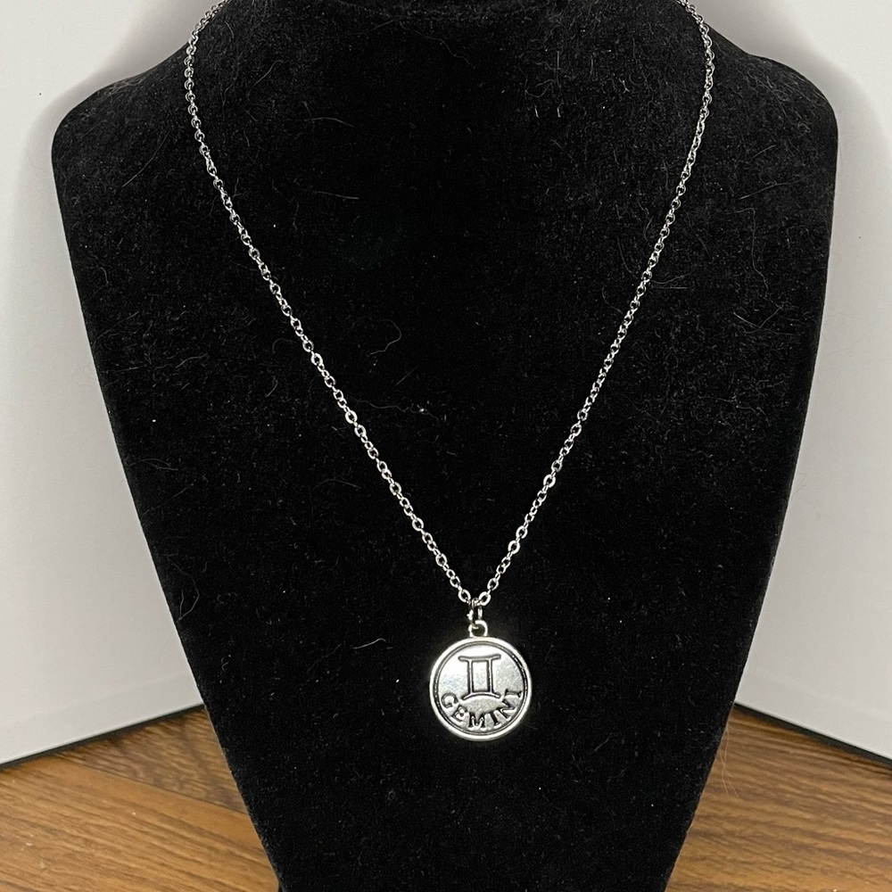 Handmade Gemini Pendant Necklace